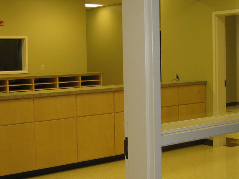 Construction Mail and Supply Room Interior of Calhoun County Courthouse - Pittsboro, MS by Sanderson Construction
