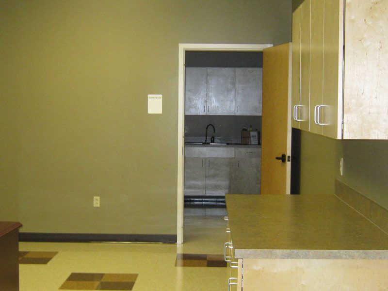 Construction Office Interior of Calhoun County Courthouse - Pittsboro, MS by Sanderson Construction