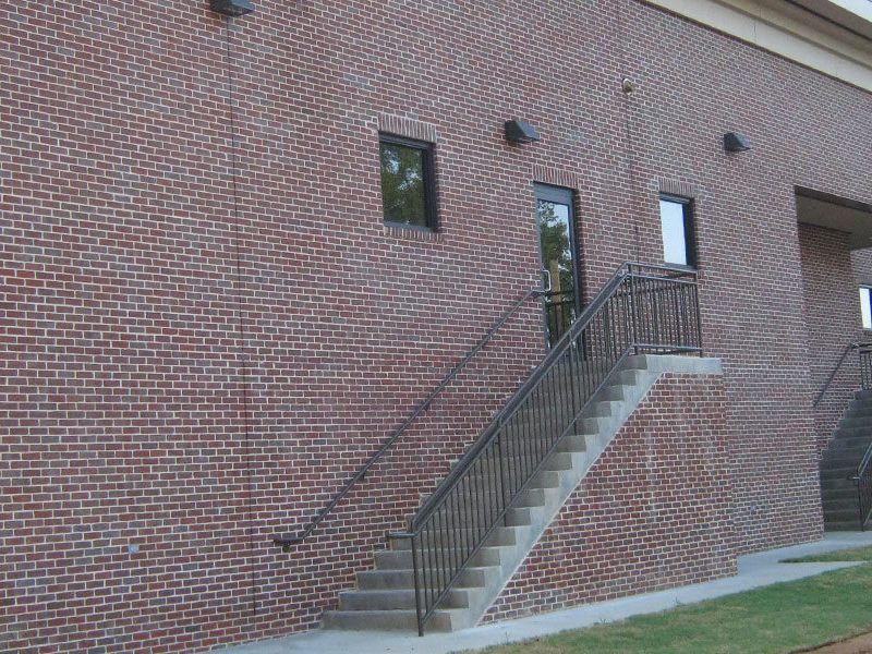 Construction Side Exterior of Calhoun County Courthouse - Pittsboro, MS by Sanderson Construction