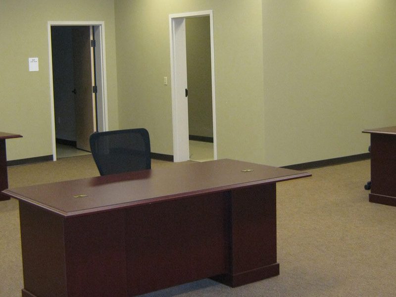 Construction Cubicle Interior of Calhoun County Courthouse - Pittsboro, MS by Sanderson Construction