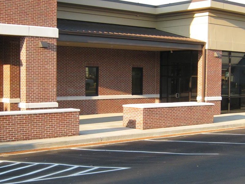 Construction Courthouse Exterior of Calhoun County Courthouse - Pittsboro, MS by Sanderson Construction