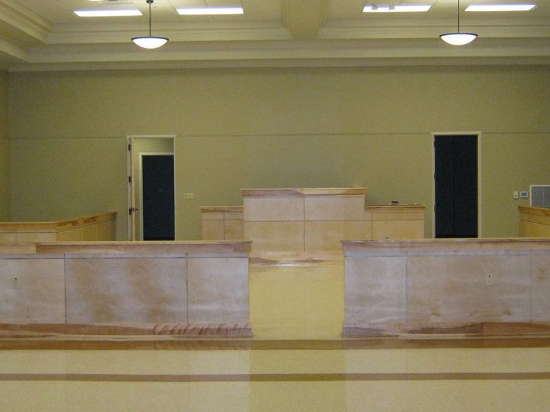 Construction Courthouse Interior of Calhoun County Courthouse - Pittsboro, MS by Sanderson Construction