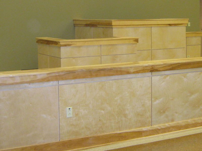 Construction Courthouse Interior of Calhoun County Courthouse - Pittsboro, MS by Sanderson Construction