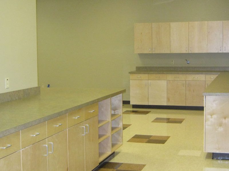 Construction Mail and Supply Room Interior of Calhoun County Courthouse - Pittsboro, MS by Sanderson Construction