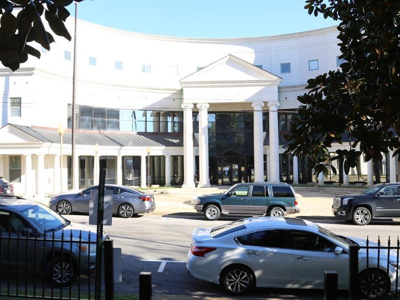 Construction Exterior Front Lee County Justice Center - Tupelo, MS by Sanderson Construction
