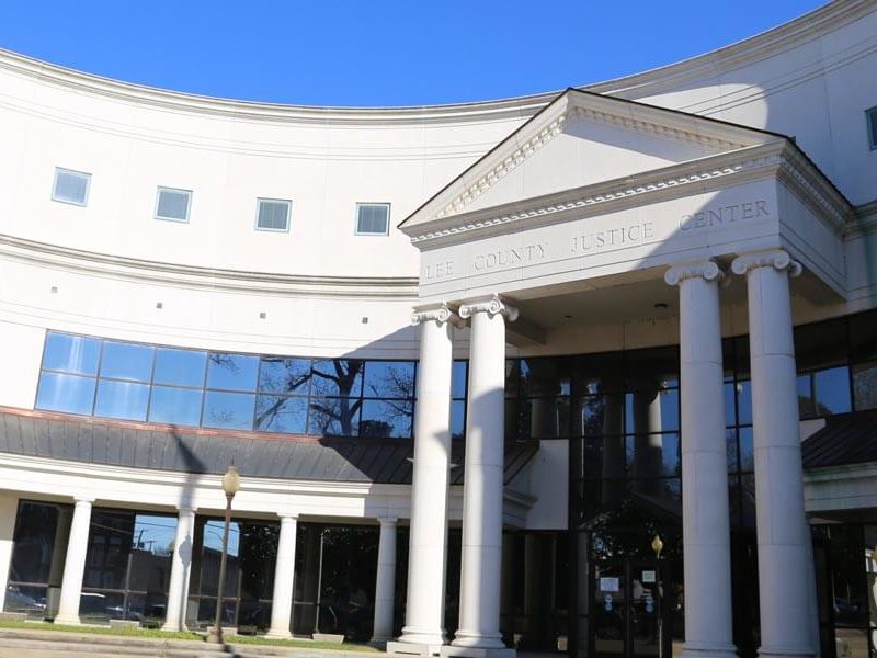 Construction Exterior Front Lee County Justice Center - Tupelo, MS by Sanderson Construction