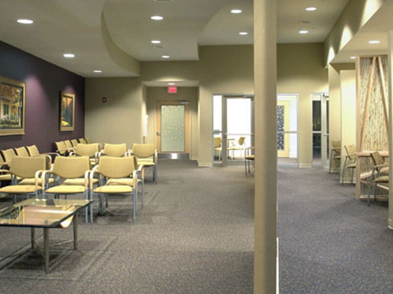 Construction Interior Waiting Room North Mississippi Medical Center Hematology Oncology in Tupelo, MS by Sanderson Construction
