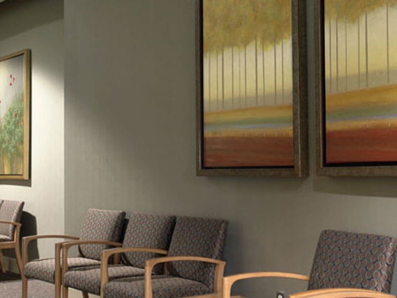 Construction Interior Waiting Room North Mississippi Medical Center Hematology Oncology in Tupelo, MS by Sanderson Construction