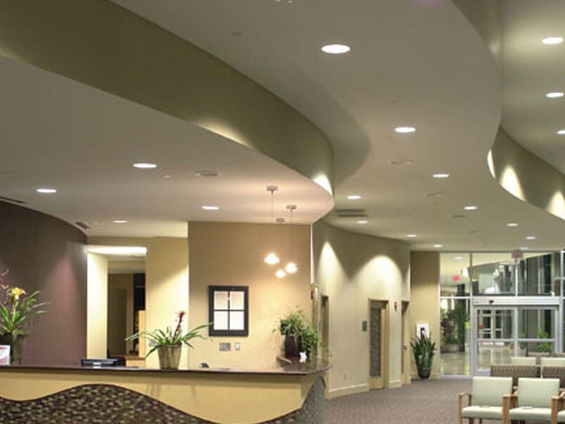 Construction Interior Waiting Room North Mississippi Medical Center Hematology Oncology in Tupelo, MS by Sanderson Construction