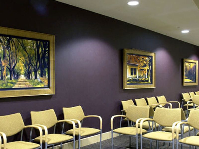 Construction Interior Waiting Room North Mississippi Medical Center Hematology Oncology in Tupelo, MS by Sanderson Construction