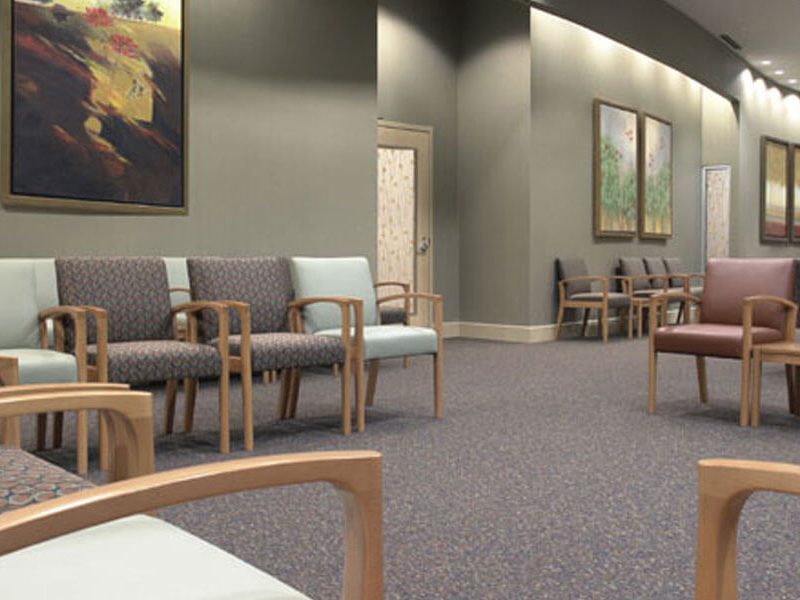 Construction Interior Waiting Room North Mississippi Medical Center Hematology Oncology in Tupelo, MS by Sanderson Construction