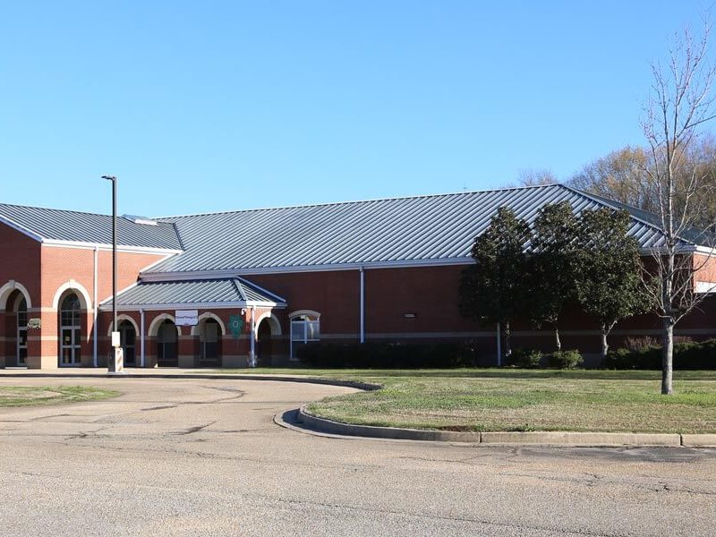 Front, Side, Exterior of Shannon Primary School in Shannon, MS by Sanderson Construction
